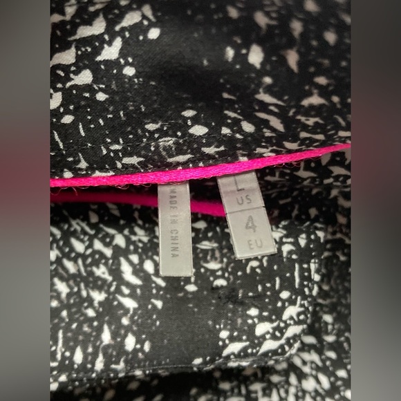 Men’s Bertigo Long Sleeve Button Up Black/White Design Print Shirt Sz Large - Picture 4 of 10